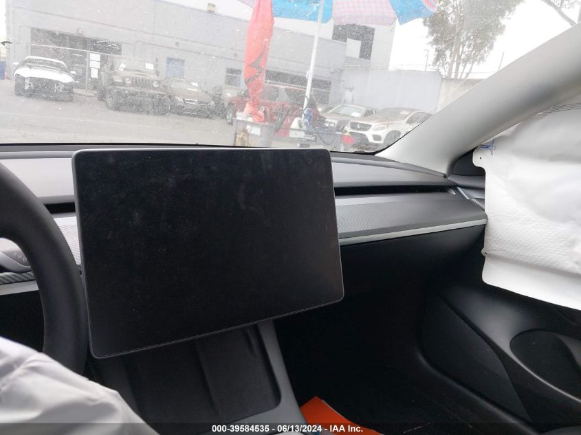 2021 Tesla Model 3 Standard Range Plus Rear-Wheel Drive VIN: 5YJ3E1EA9MF093906 Lot: 39584535