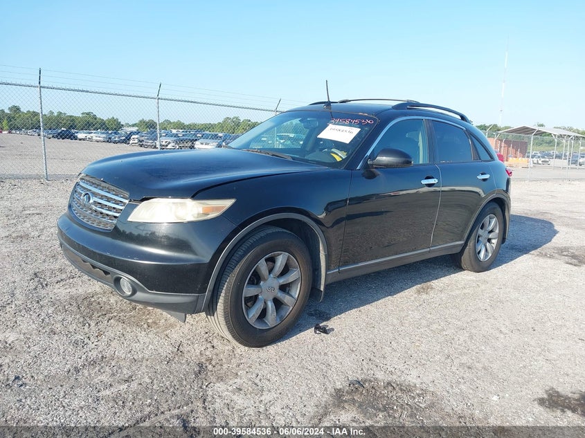 2005 Infiniti Fx35 VIN: JNRAS08U55X109252 Lot: 39584536