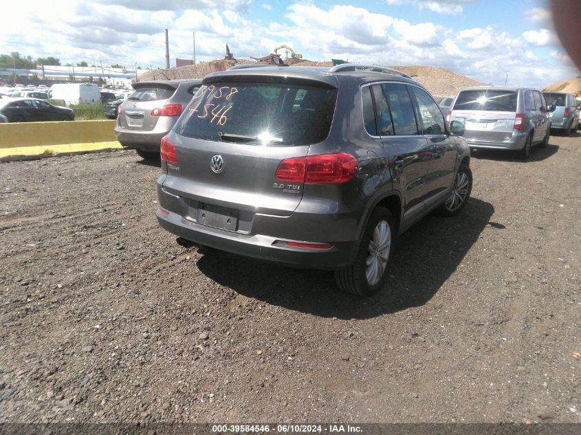 2012 Volkswagen Tiguan Se VIN: WVGBV7AX1CW095101 Lot: 39584546