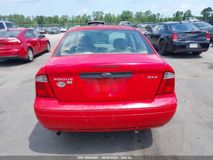 2006 Ford Focus Zx4 VIN: 1FAFP34N76W228893 Lot: 39584551