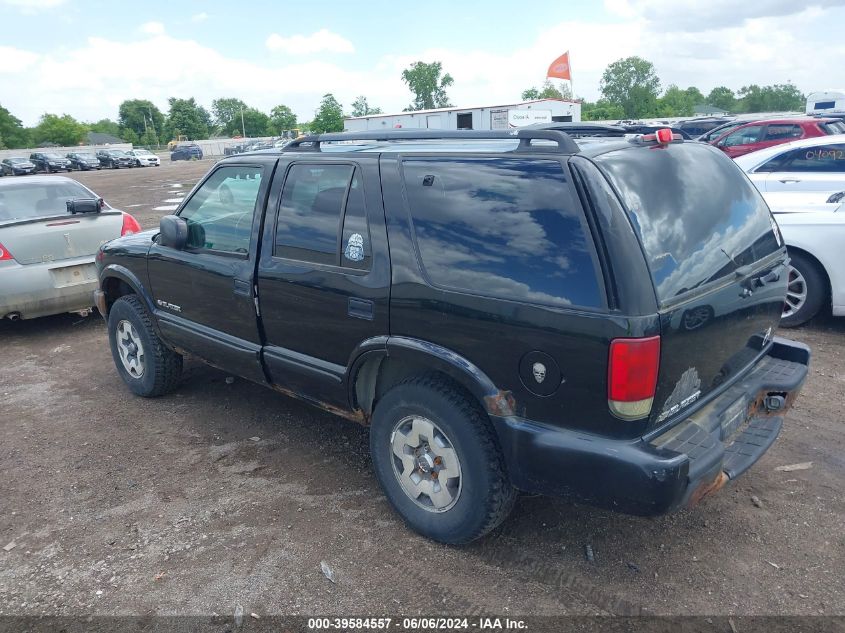 2004 Chevrolet Blazer Ls VIN: 1GNDT13X84K159986 Lot: 39584557