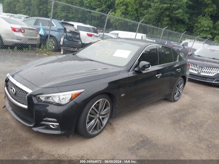 VIN JN1EV7AR0HM831907 2017 INFINITI Q50 3.0T PREMIUM