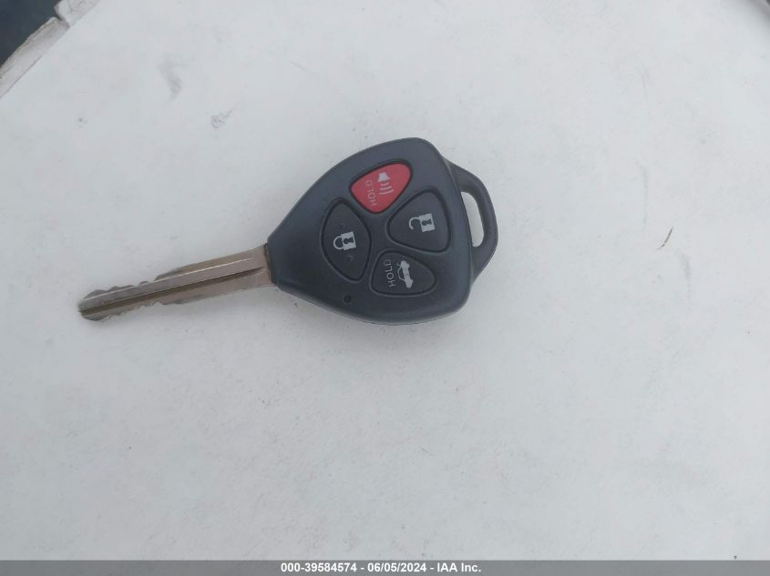 2010 Toyota Camry Le VIN: 4T4BF3EK7AR057522 Lot: 39584574