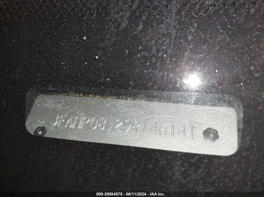 2009 Ford Fusion Sel VIN: 3FAHP08129R146141 Lot: 39584575