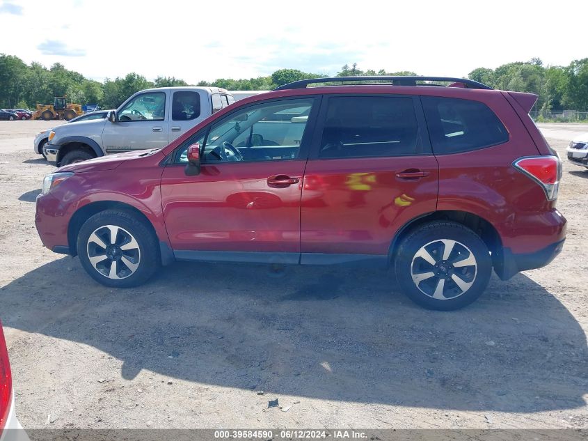 2017 Subaru Forester 2.5I Premium VIN: JF2SJAEC6HH550011 Lot: 39584590