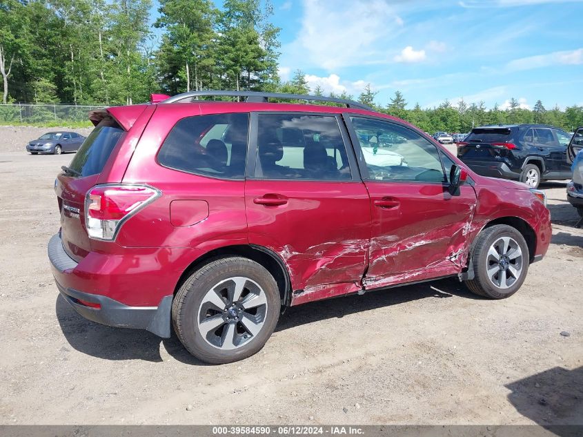 2017 Subaru Forester 2.5I Premium VIN: JF2SJAEC6HH550011 Lot: 39584590