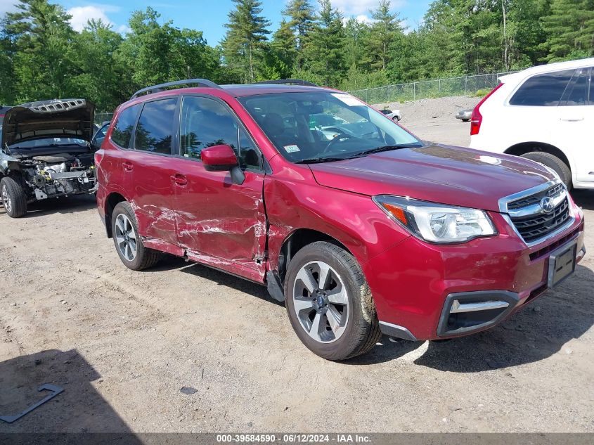 2017 Subaru Forester 2.5I Premium VIN: JF2SJAEC6HH550011 Lot: 39584590