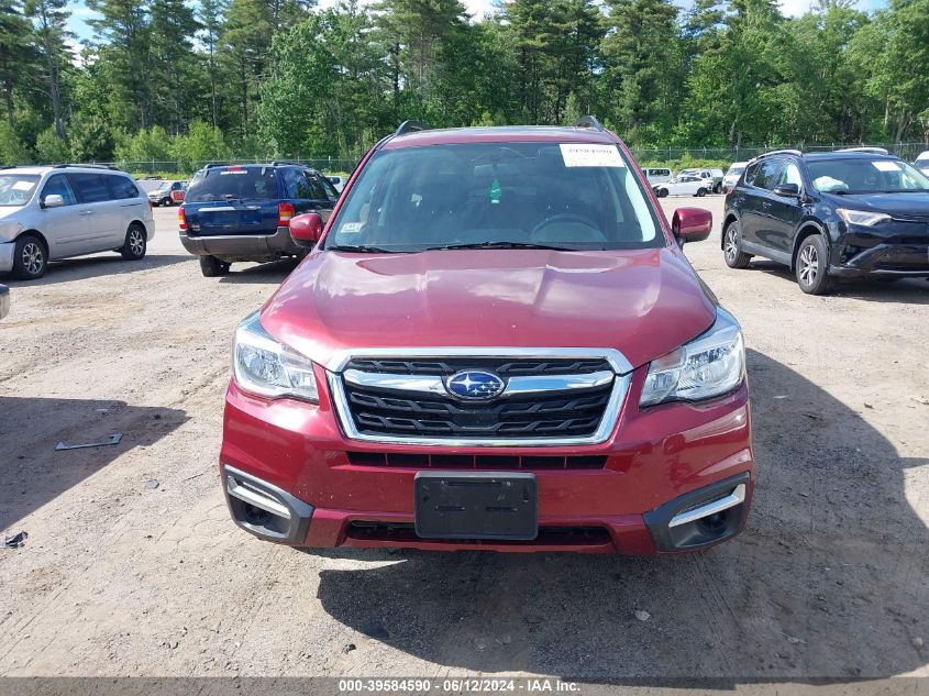 2017 Subaru Forester 2.5I Premium VIN: JF2SJAEC6HH550011 Lot: 39584590