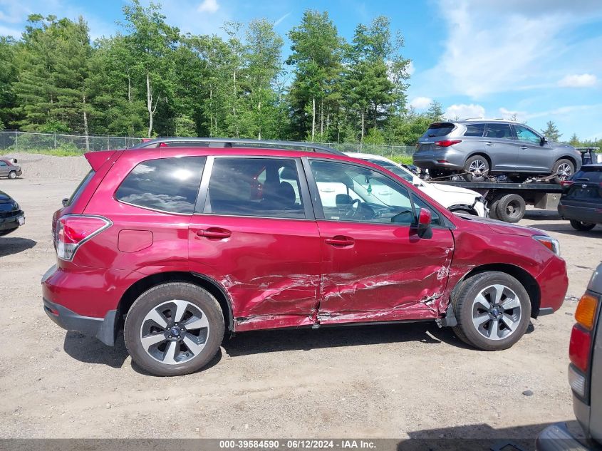 2017 Subaru Forester 2.5I Premium VIN: JF2SJAEC6HH550011 Lot: 39584590