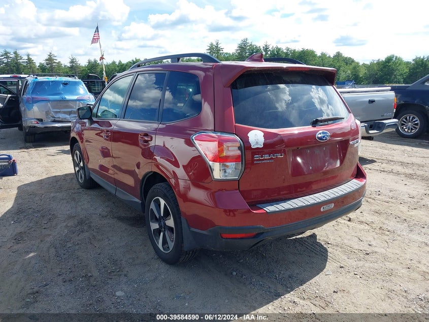 VIN JF2SJAEC6HH550011 2017 SUBARU FORESTER 2.5I PREMIUM