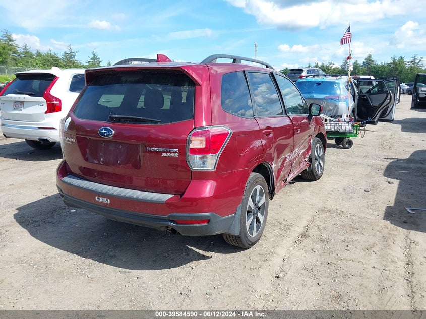 VIN JF2SJAEC6HH550011 2017 SUBARU FORESTER 2.5I PREMIUM