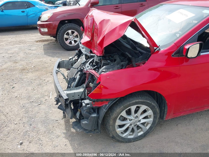 2018 Nissan Sentra Sv VIN: 3N1AB7AP3JL634283 Lot: 39584596
