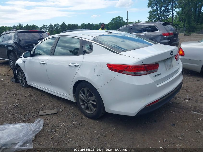 2016 Kia Optima Lx Turbo VIN: 5XXGT4L16GG012227 Lot: 39584602