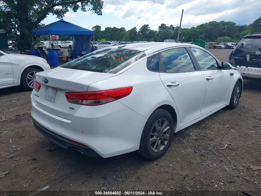 2016 KIA OPTIMA LX TURBO - 5XXGT4L16GG012227