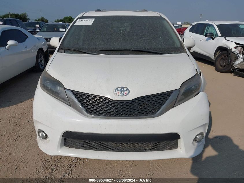 2015 Toyota Sienna Se 8 Passenger VIN: 5TDXK3DC6FS545205 Lot: 39584627