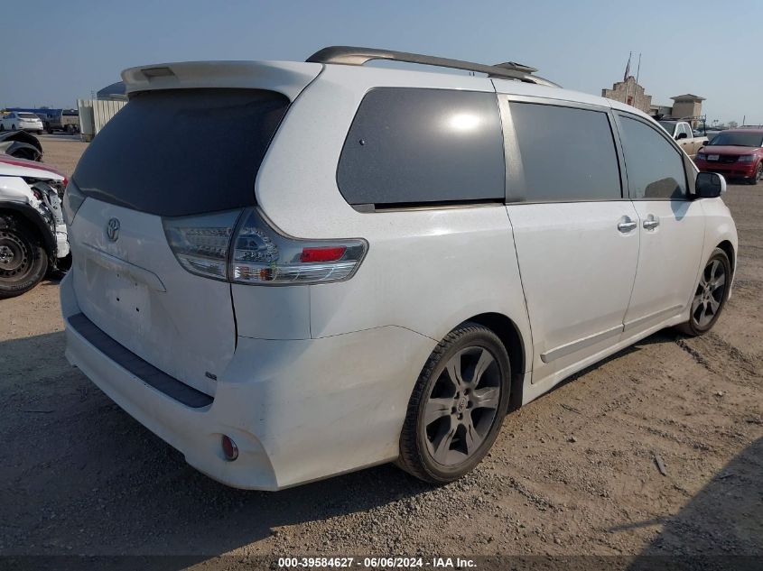 2015 Toyota Sienna Se 8 Passenger VIN: 5TDXK3DC6FS545205 Lot: 39584627