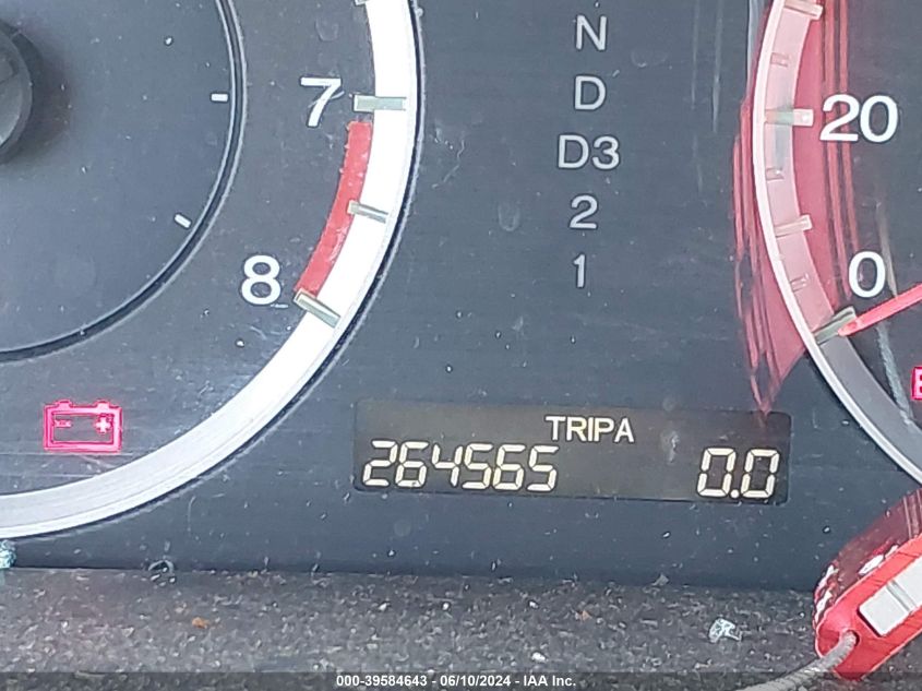 2009 Honda Accord 2.4 Ex-L VIN: 1HGCS12809A026302 Lot: 39584643