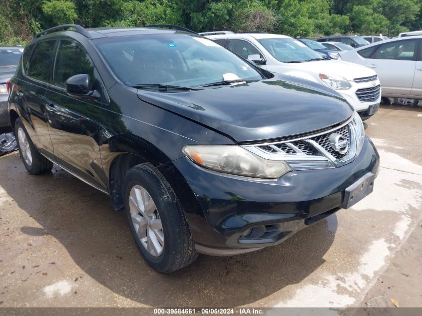 2011 Nissan Murano Sl VIN: JN8AZ1MW4BW174334 Lot: 39584661