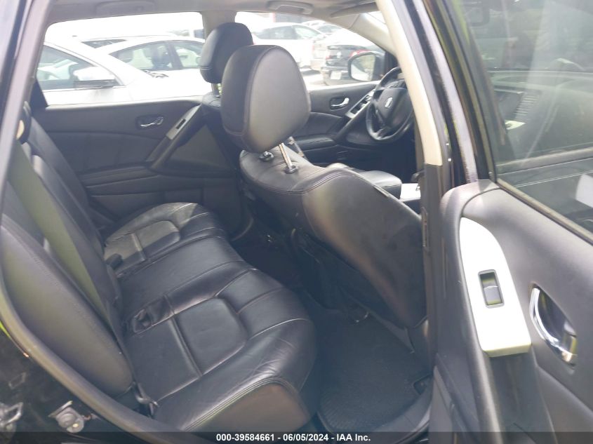 2011 Nissan Murano Sl VIN: JN8AZ1MW4BW174334 Lot: 39584661