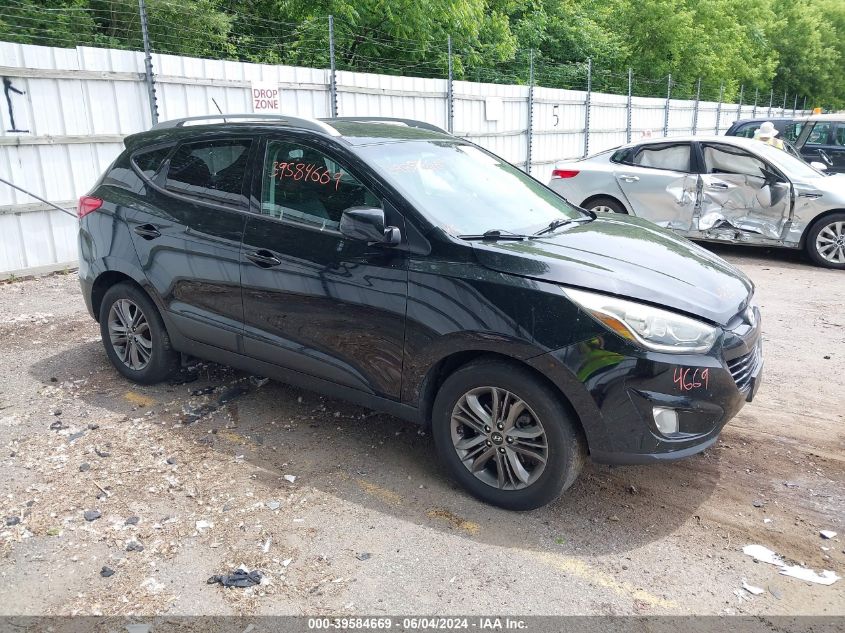 2014 Hyundai Tucson Se VIN: KM8JU3AG8EU921836 Lot: 39584669