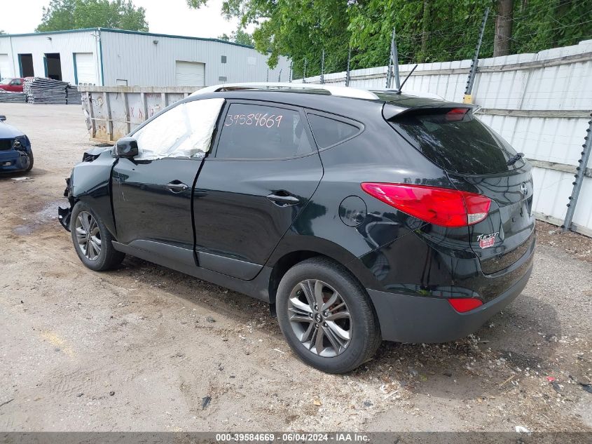 2014 Hyundai Tucson Se VIN: KM8JU3AG8EU921836 Lot: 39584669