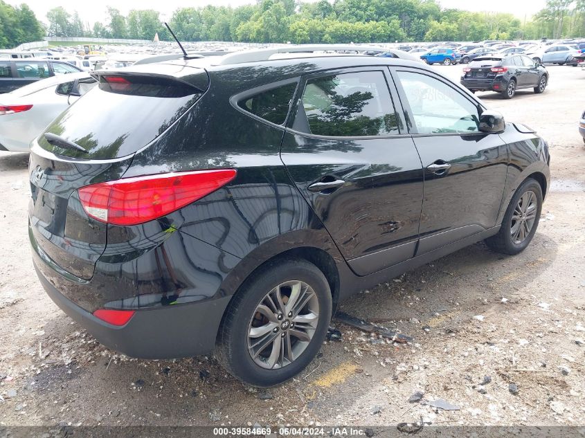 2014 Hyundai Tucson Se VIN: KM8JU3AG8EU921836 Lot: 39584669