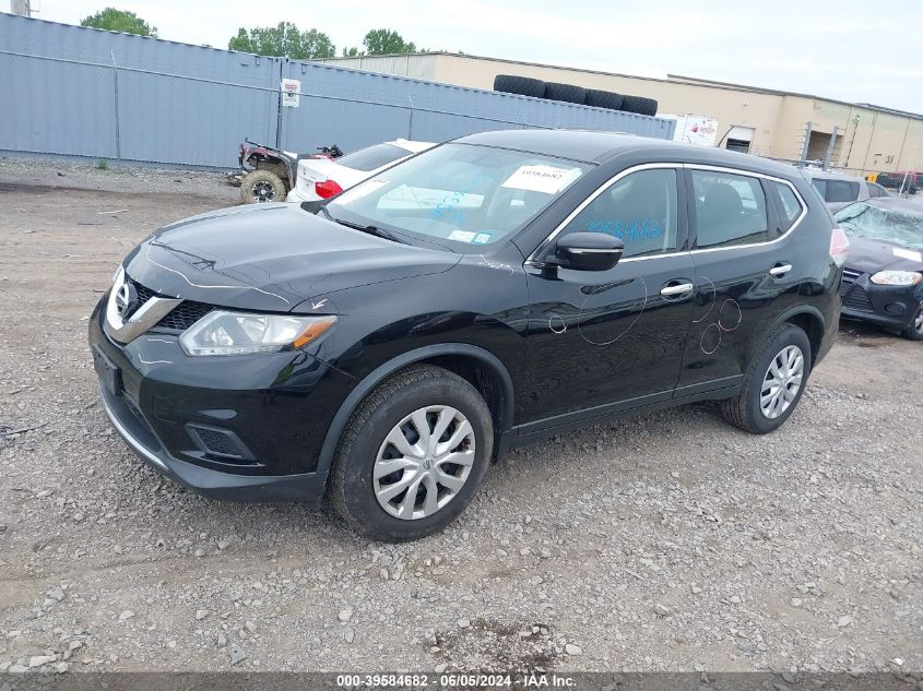 2015 Nissan Rogue S VIN: KNMAT2MV0FP561957 Lot: 39584682