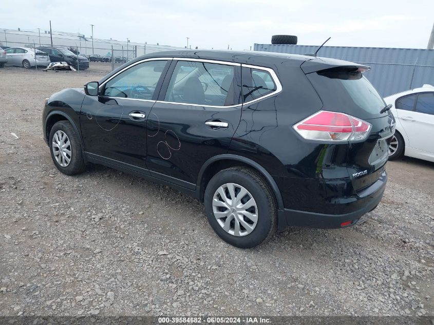 2015 Nissan Rogue S VIN: KNMAT2MV0FP561957 Lot: 39584682