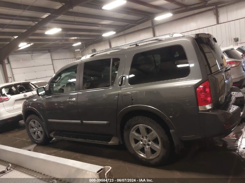 2012 Nissan Armada Platinum VIN: 5N1AA0NC3CN604200 Lot: 39584723