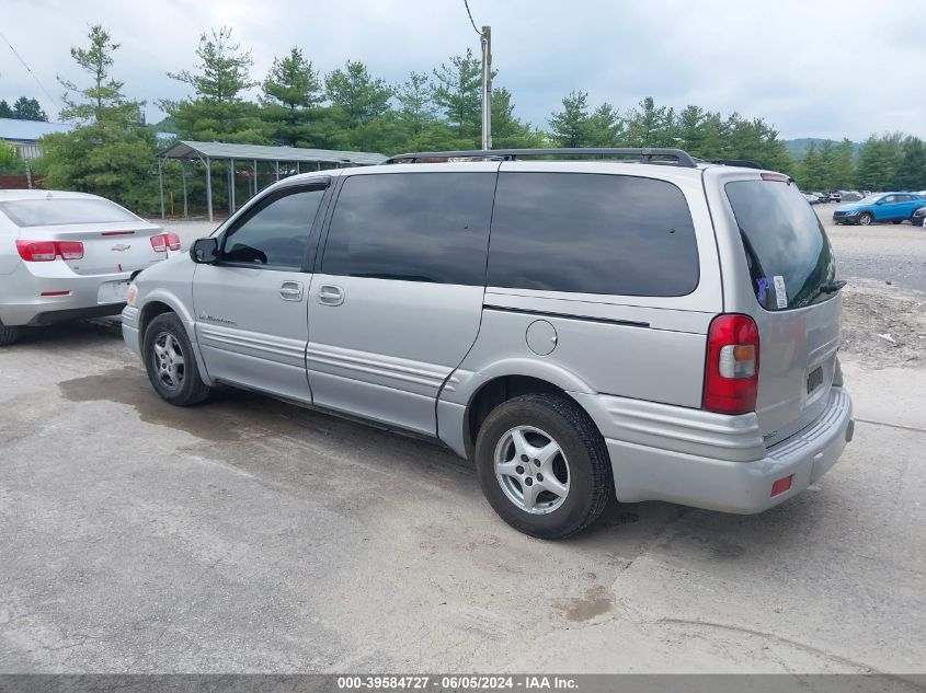 1999 Pontiac Montana VIN: 1GMDX03E5XD150527 Lot: 39584727