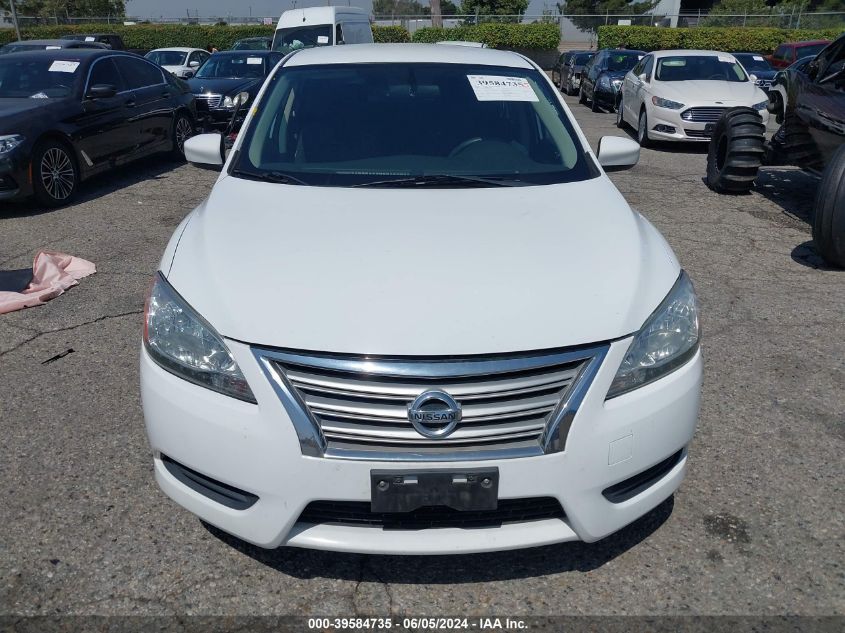 2015 Nissan Sentra S VIN: 3N1AB7AP4FY349263 Lot: 39584735