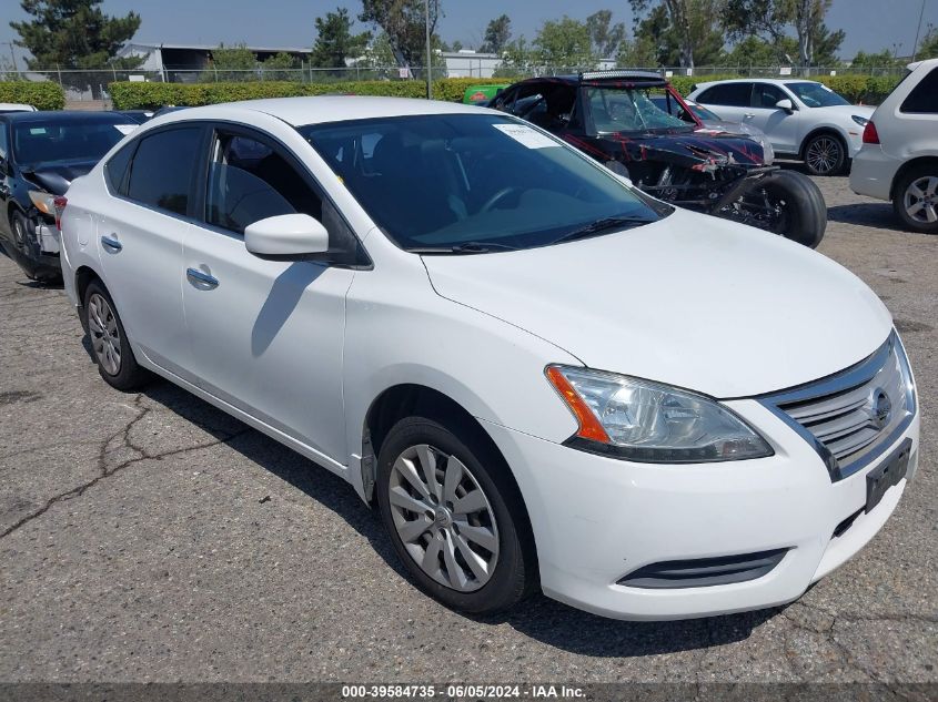 2015 Nissan Sentra S VIN: 3N1AB7AP4FY349263 Lot: 39584735