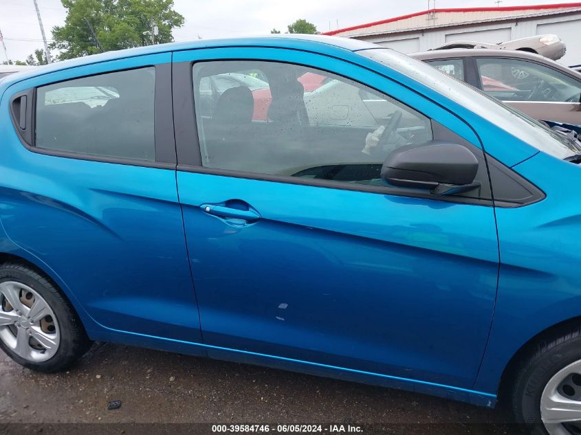 2020 Chevrolet Spark Fwd Ls Automatic VIN: KL8CB6SA3LC423991 Lot: 39584746