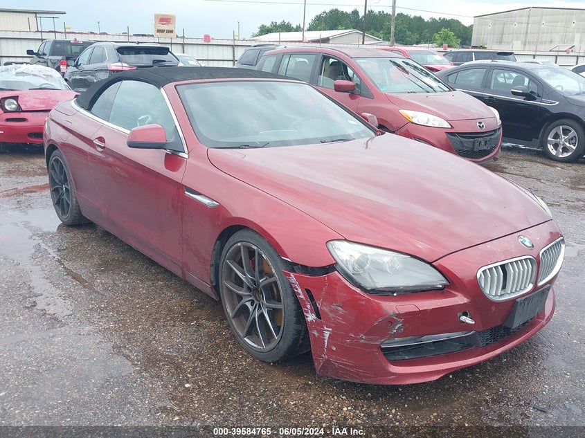 2012 BMW 650I VIN: WBALZ3C50CDL71911 Lot: 39584765