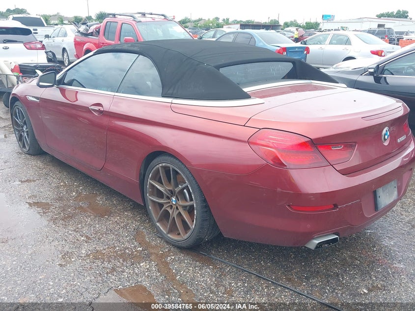 2012 BMW 650I VIN: WBALZ3C50CDL71911 Lot: 39584765