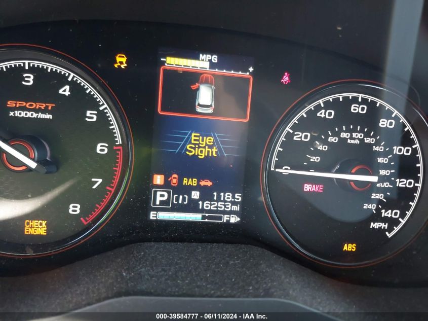 2019 Subaru Forester Sport VIN: JF2SKAPC1KH476210 Lot: 39584777