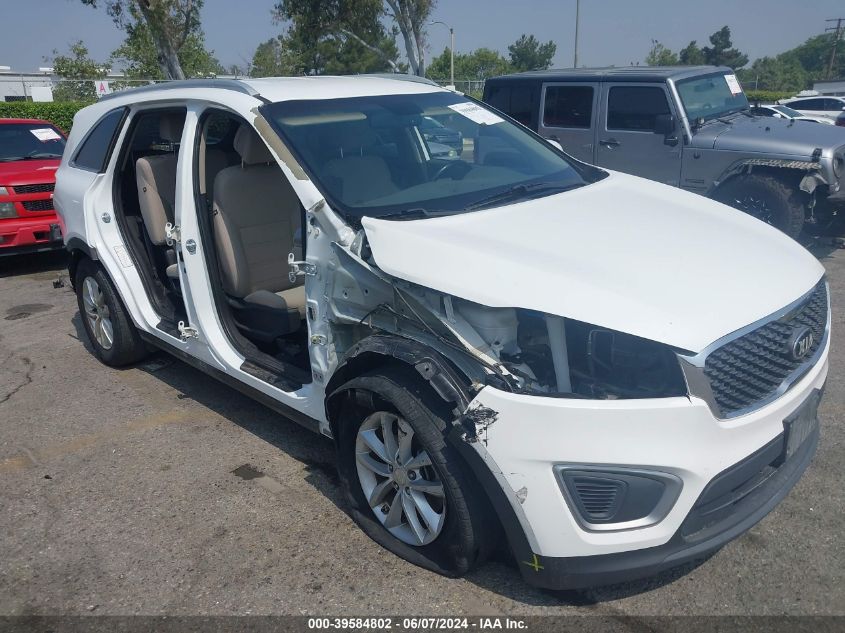 2016 KIA SORENTO 2.4L LX - 5XYPGDA31GG055135