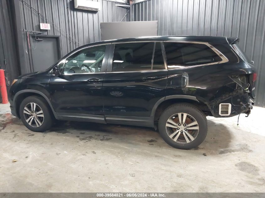 2016 Honda Pilot Ex-L VIN: 5FNYF6H63GB010840 Lot: 39584821