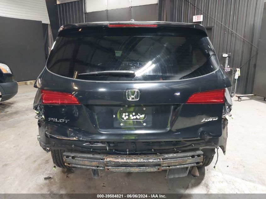 2016 Honda Pilot Ex-L VIN: 5FNYF6H63GB010840 Lot: 39584821