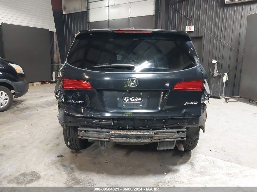 2016 Honda Pilot Ex-L VIN: 5FNYF6H63GB010840 Lot: 39584821