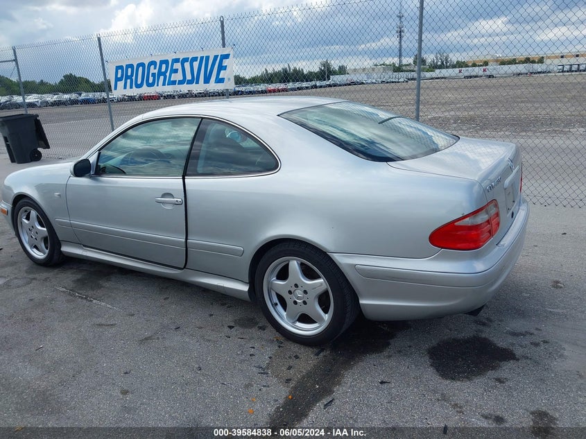 1999 Mercedes-Benz Clk 430 VIN: WDBLJ70G2XF096476 Lot: 39584838