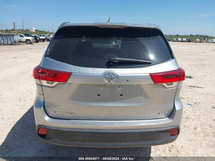 2018 Toyota Highlander Xle VIN: 5TDKZRFH0JS548370 Lot: 39584871