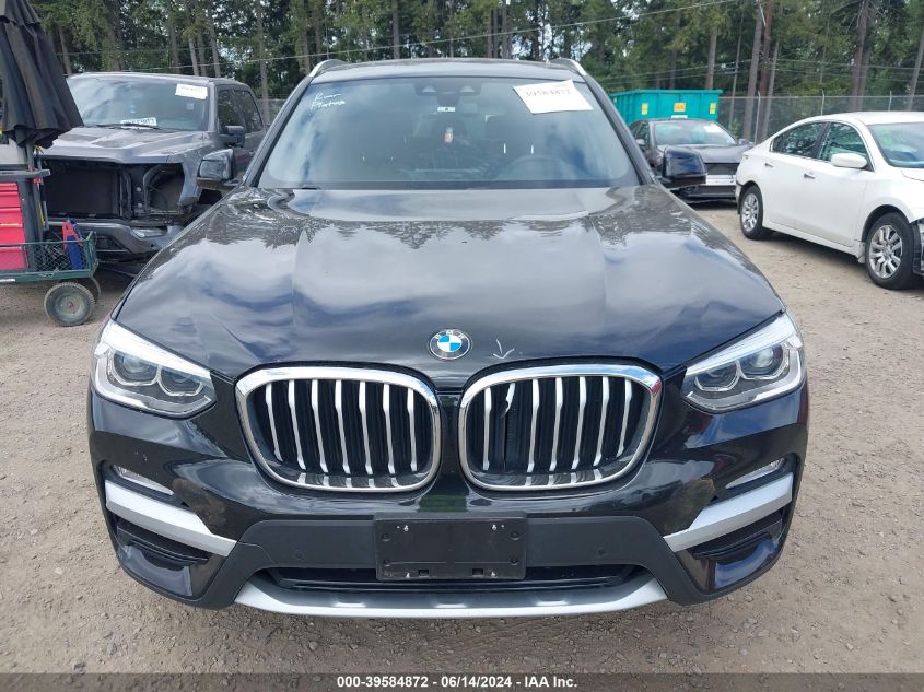 2018 BMW X3 xDrive30I VIN: 5UXTR9C59JLD60495 Lot: 39584872