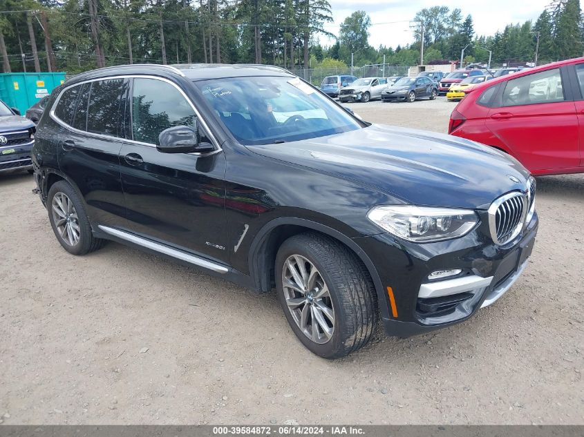 2018 BMW X3 XDRIVE30I - 5UXTR9C59JLD60495