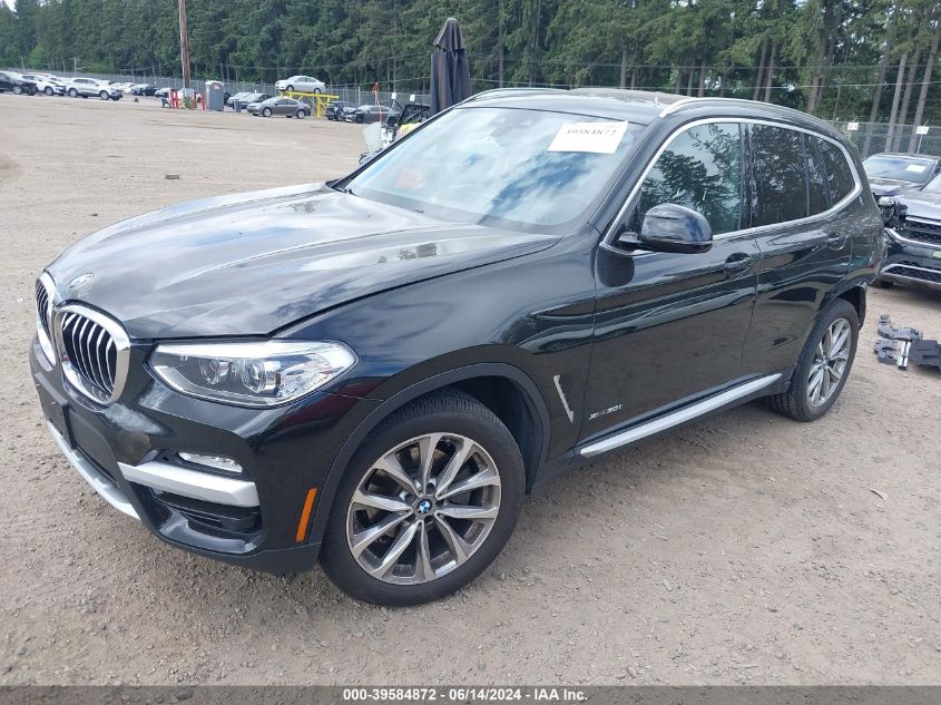 2018 BMW X3 xDrive30I VIN: 5UXTR9C59JLD60495 Lot: 39584872