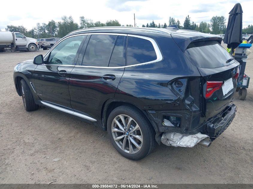 2018 BMW X3 xDrive30I VIN: 5UXTR9C59JLD60495 Lot: 39584872