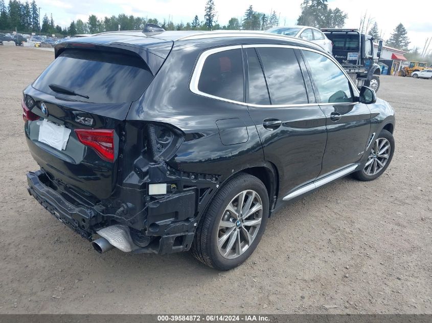 2018 BMW X3 xDrive30I VIN: 5UXTR9C59JLD60495 Lot: 39584872