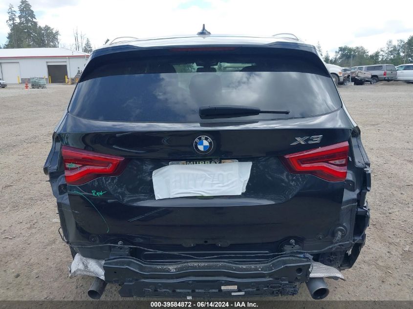 2018 BMW X3 xDrive30I VIN: 5UXTR9C59JLD60495 Lot: 39584872