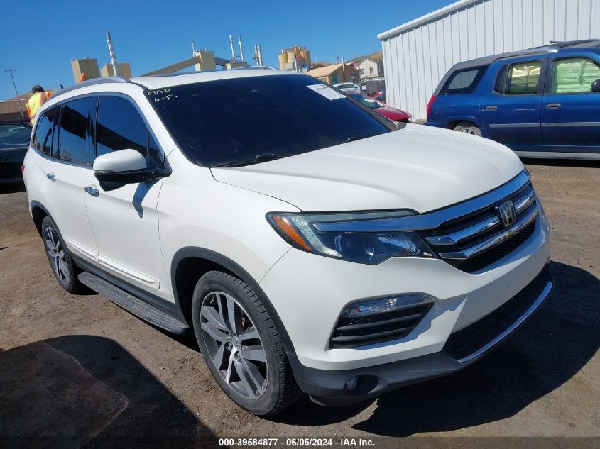 2017 Honda Pilot Touring VIN: 5FNYF6H93HB094671 Lot: 39584877