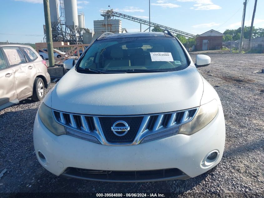 2009 Nissan Murano Sl VIN: JN8AZ18W39W119099 Lot: 39584880